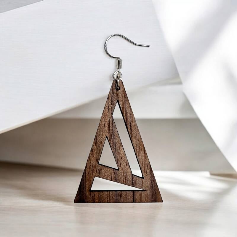 Ohrschmuck aus Holz